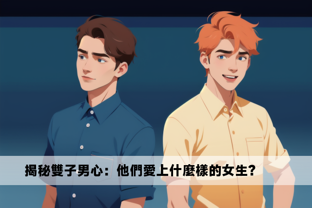 揭秘雙子男心：他們愛上什麼樣的女生？